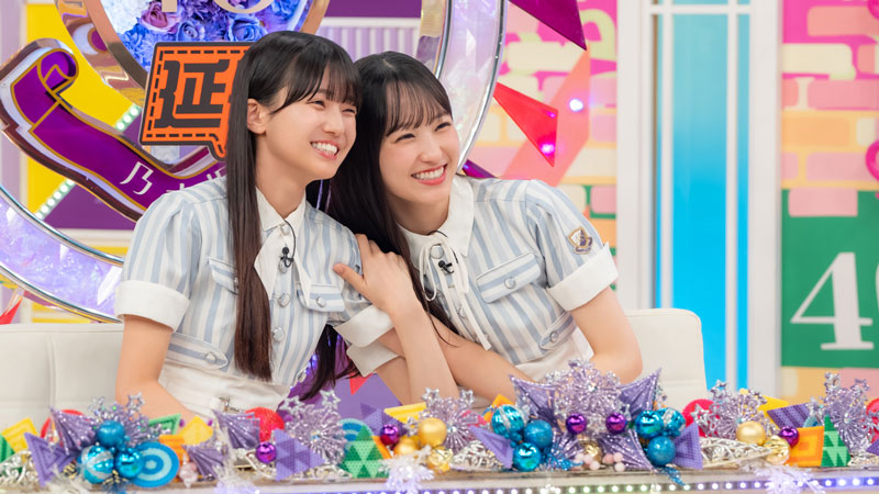 『乃木坂工事延長中』今週のMCを務める一ノ瀬美空(右)と瀬戸口心月(左)