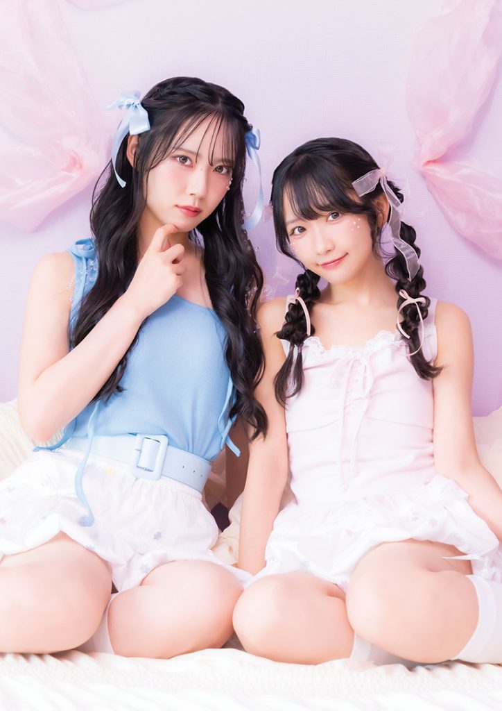 『グラビアプレス Vol.21』に登場しているSTU48吉田彩良と高雄さやか