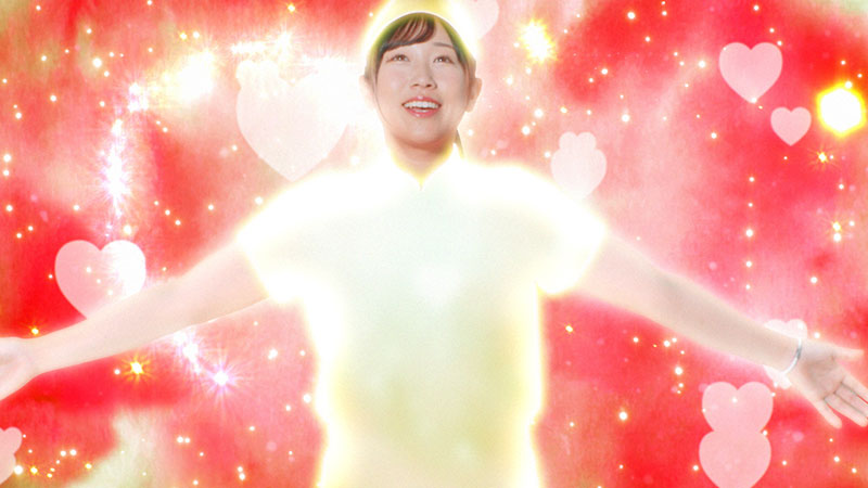 菅沼菜々選手が出演する不二家のCM『届け、ハートの魔法!』篇より