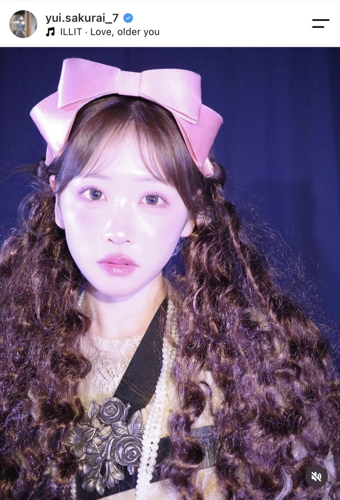 FRUITS ZIPPER・櫻井優衣が「第4回 IDOL RUNWAY COLLECTION 2026 AUTUMN/WINTER Supported by TGC」でのオフショットを公開