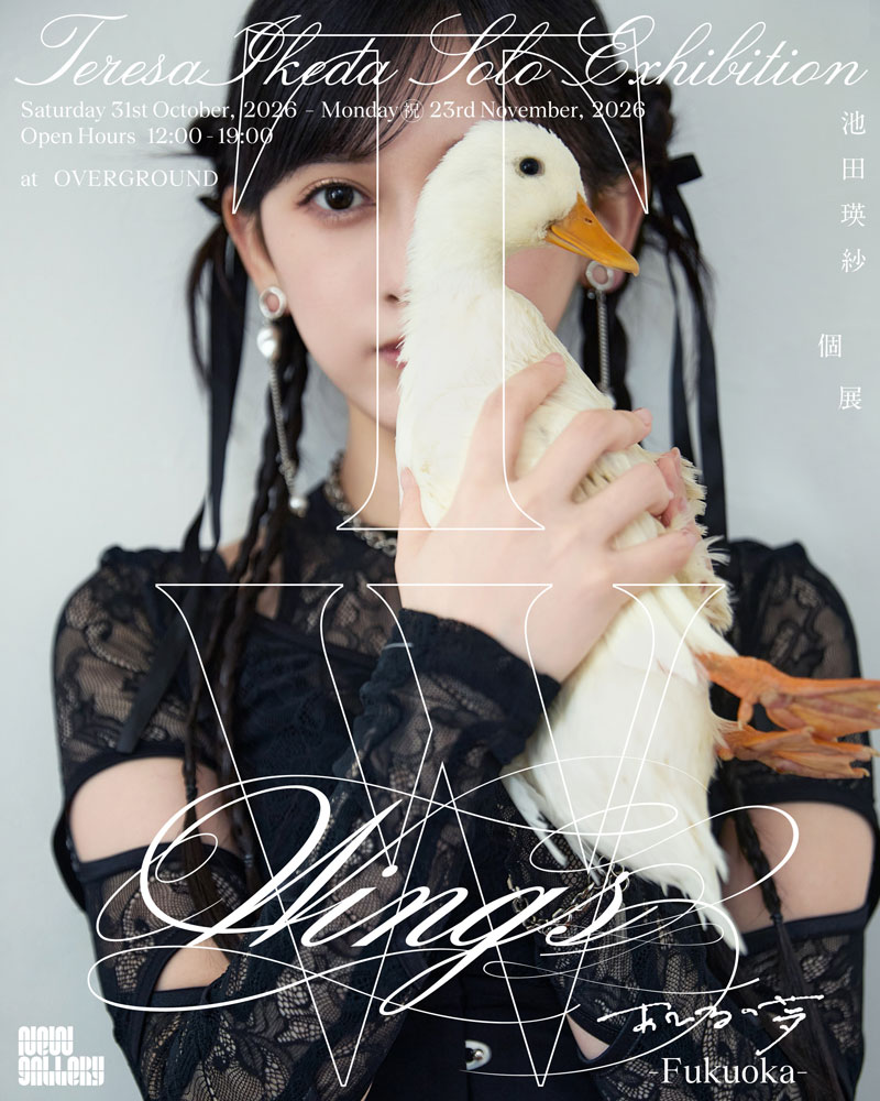 初個展『Wings: あひるの夢』の福岡巡回が決定した池田瑛紗