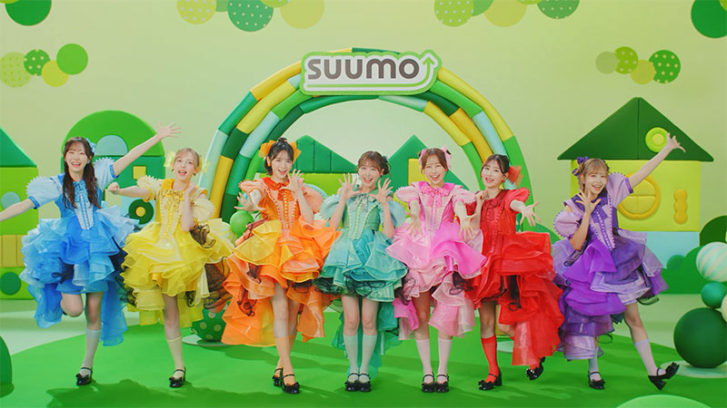 『SUUMO』新CM「わたしのマイホームどー探す？」篇に出演するFRUITS ZIPPER