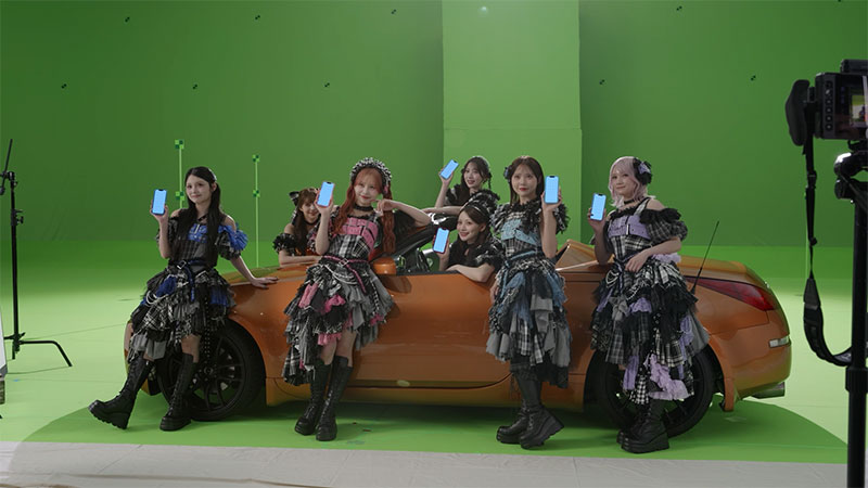 『カーセンサー』新CMメイキングより