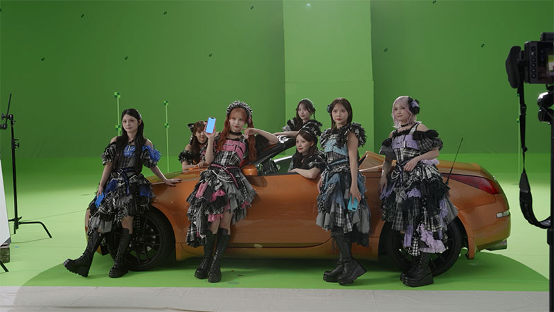 『カーセンサー』新CMメイキングより