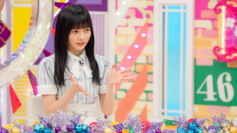 弓木奈於の“話術”を分析しているという池田瑛紗