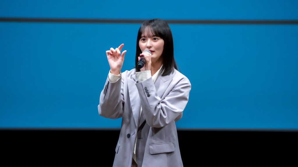 オリジナルWEBドラマ『カップスター劇場 姉といつまでも』特別試写会に出席した乃木坂46遠藤さくら