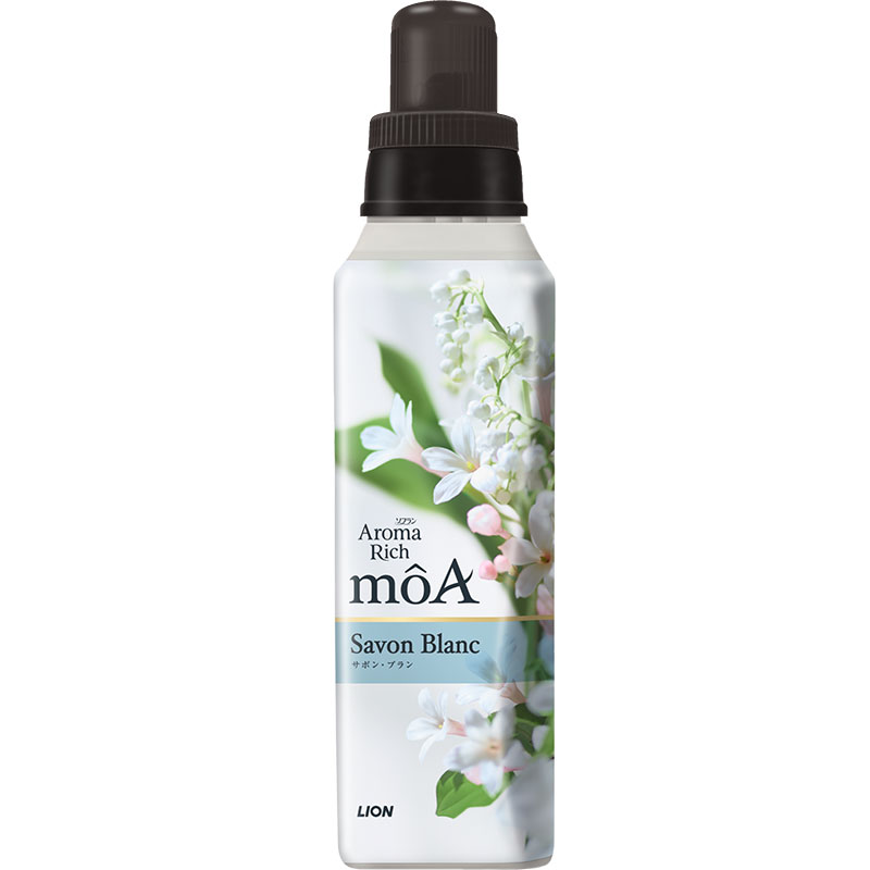 ソフラン アロマリッチ moA(モーア) 柔軟剤 サボン・ブラン 本体 530ml