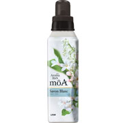 ソフラン アロマリッチ moA(モーア) 柔軟剤 サボン・ブラン 本体 530ml プレミアム天然ジャスミンアロマオイル配合